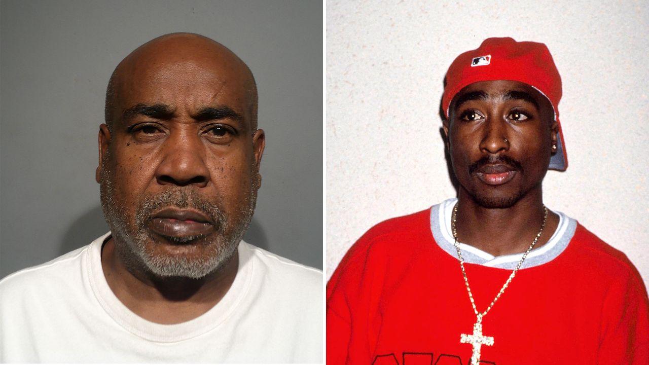 Split photo of Keffe D & Tupac Shakur