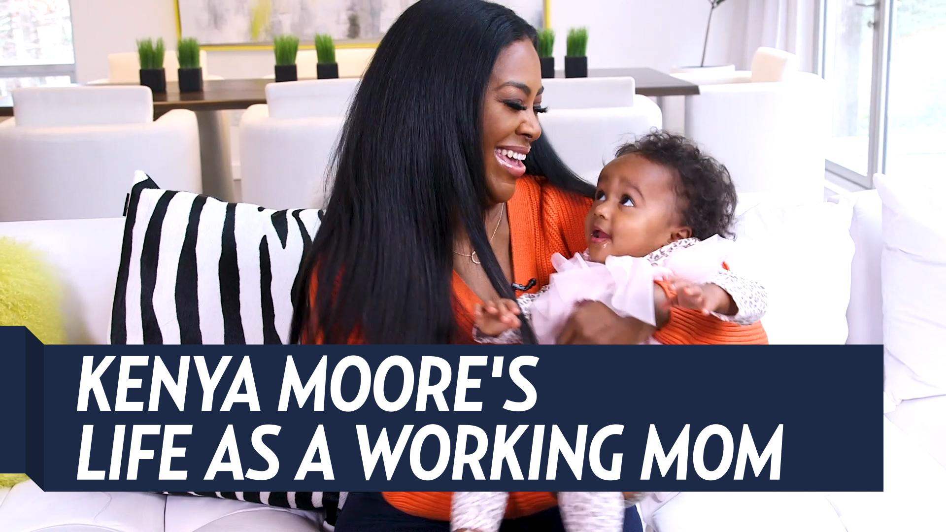 Kenya Moore Working Mom