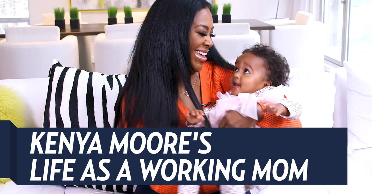 Rhoa Star Kenya Moore Opens Up About Life As A Working Mom