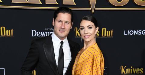 dwts pros val chmerkovskiy jenna johnson welcome first child pp