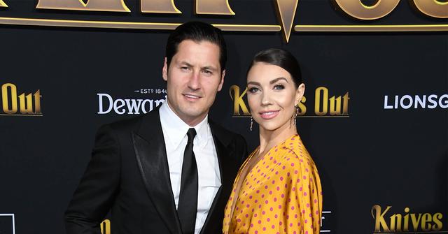 dwts pros val chmerkovskiy jenna johnson welcome first child pp