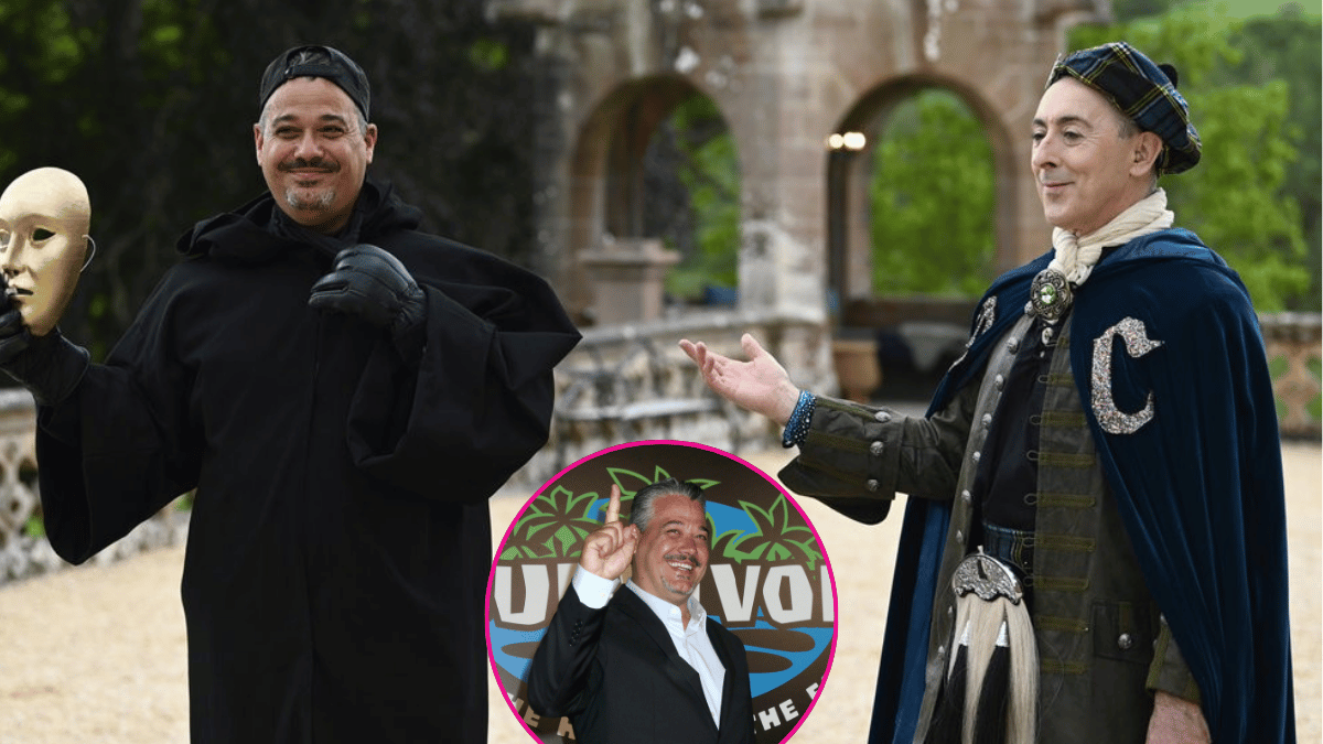 Composite photo of Rob Mariano and Alan Cumming.