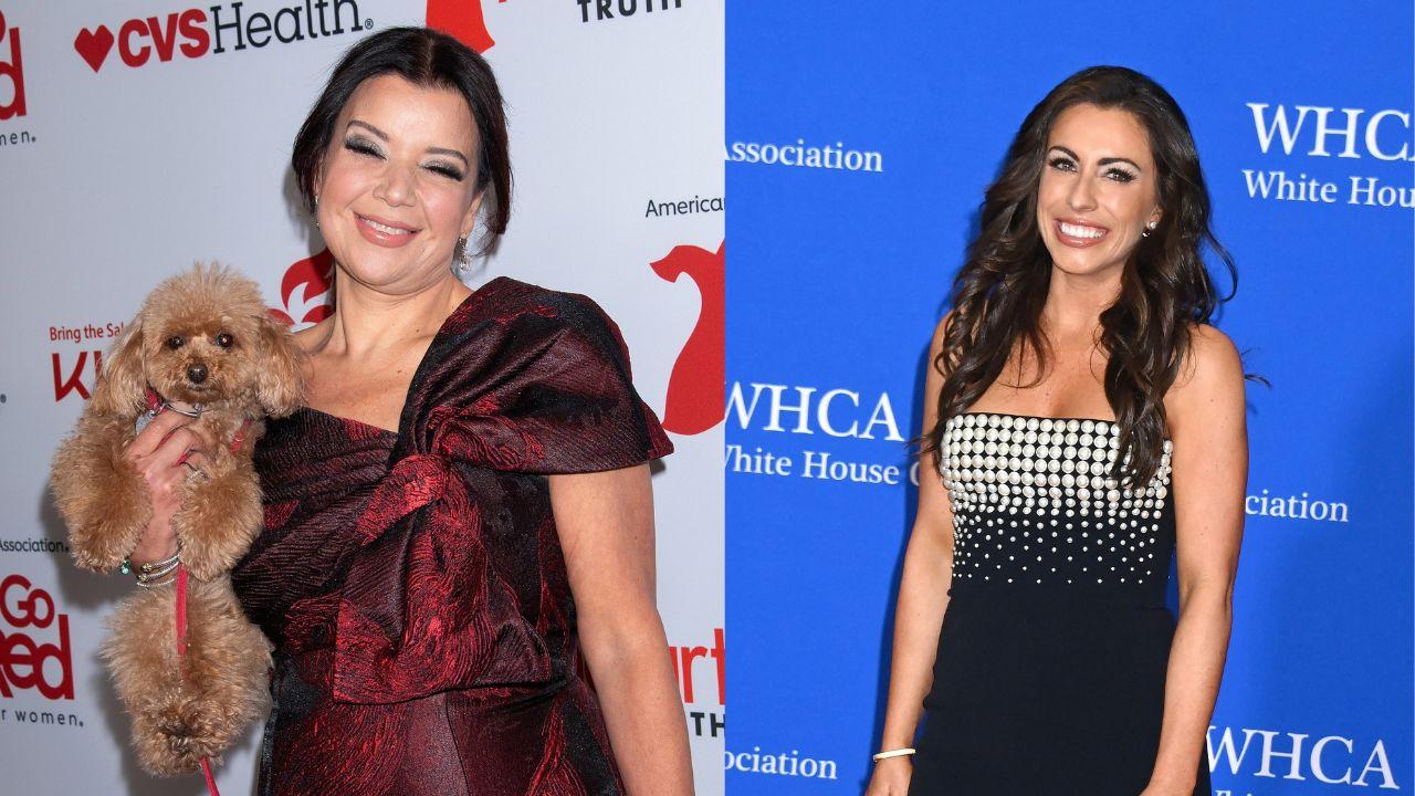 Split image of Ana Navarro and Alyssa Farah Griffin.