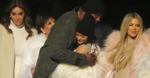 Caitlyn Jenner and Lamar Odom attends Yeezy 3 fashion Show, NYC