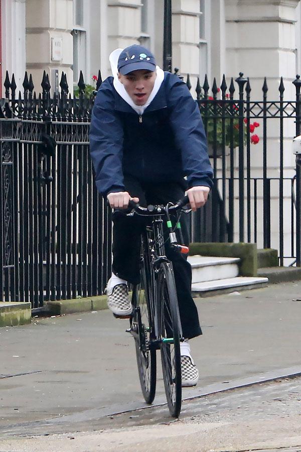 rocco richie riding his bike