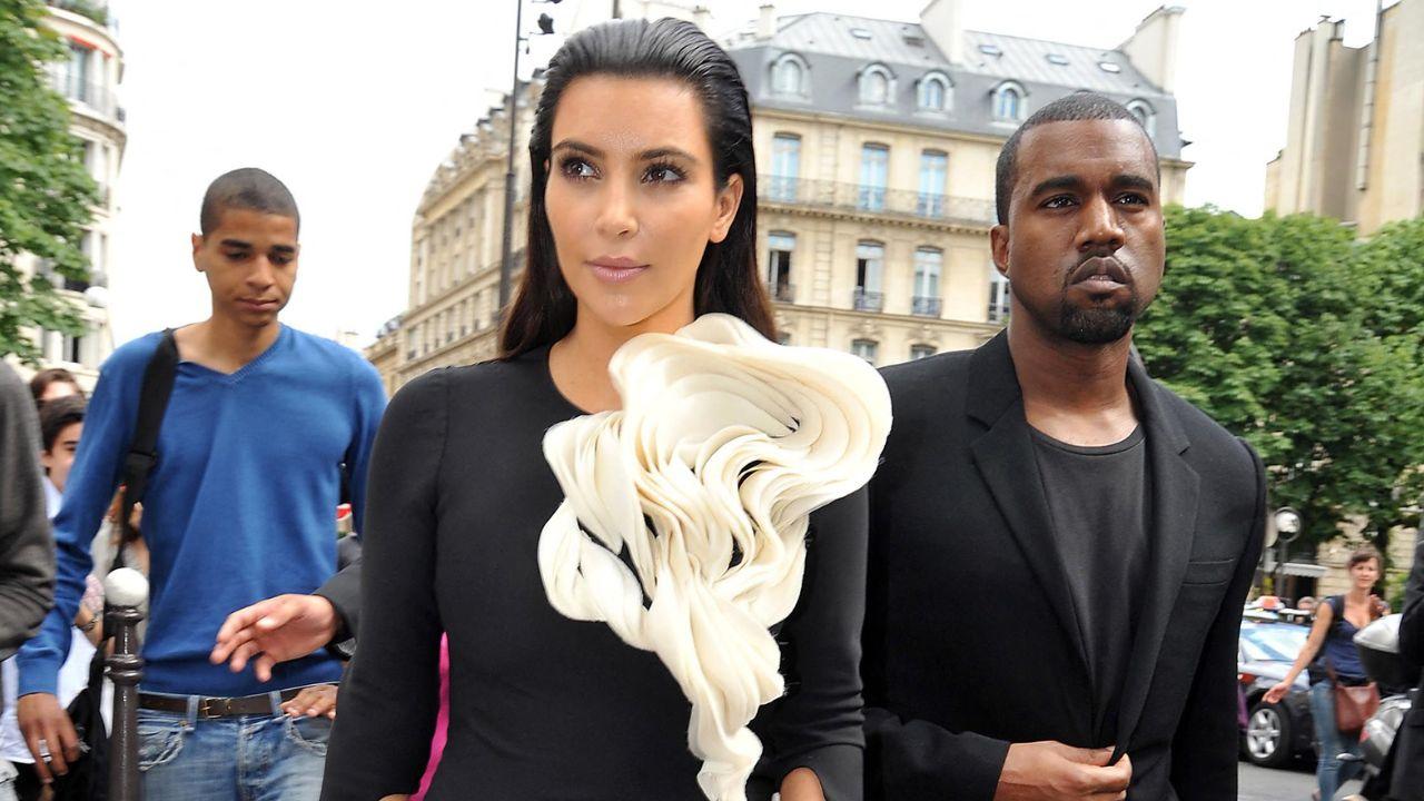 Photo of Kim Kardashian was married to Kanye West between 2014 and 2022.