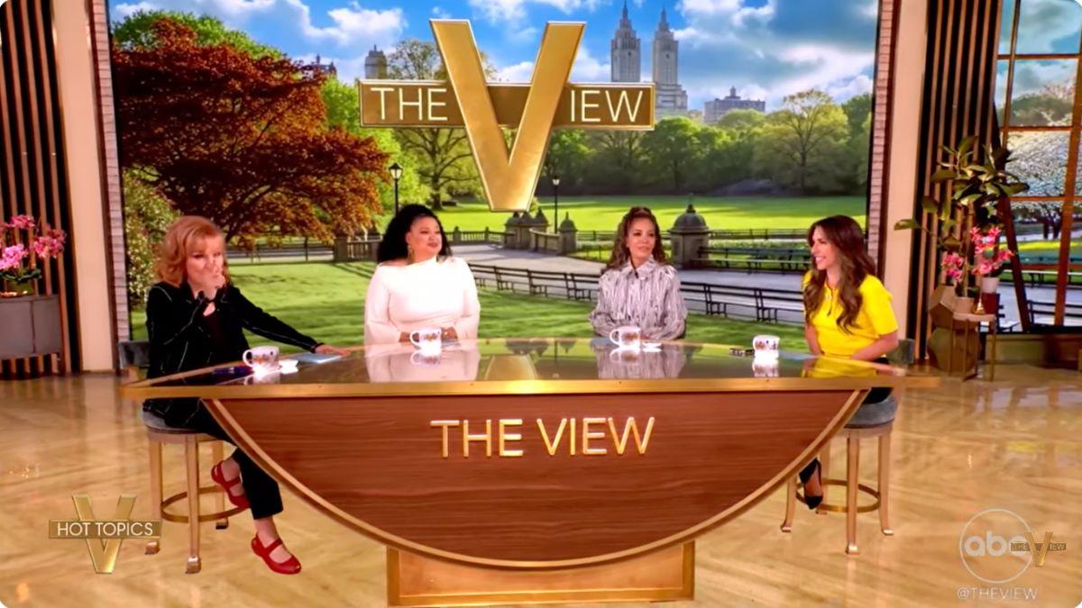 Photo of Actress Michelle Buteau filled in for the missing co-hosts.