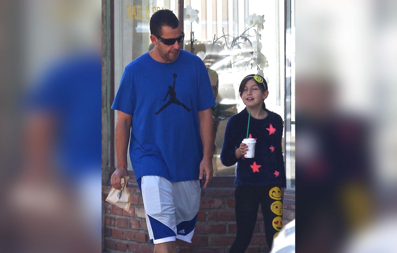 Adam sandler daughter sunny outing