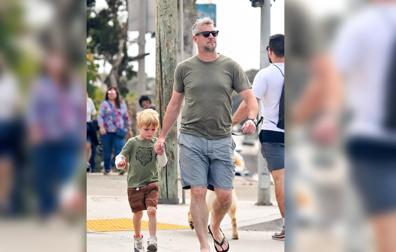 ant anstead spotted out with son hudson amid christina hall divorce