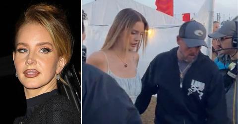 Composite photo of Lana Del Rey and Jeremy Dufrene.