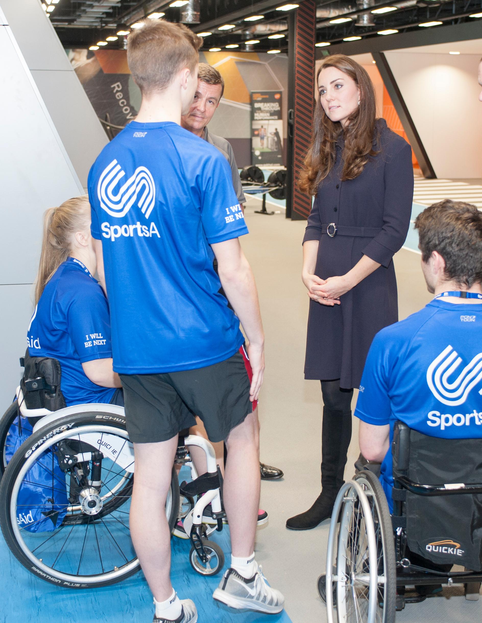 Catherine At SportsAid Workshop