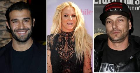 photo of Sam Asghari, Britney Spears and Kevin Federline