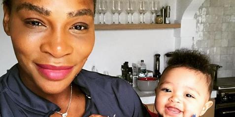 Serena williams not spent a day away from daughter hero