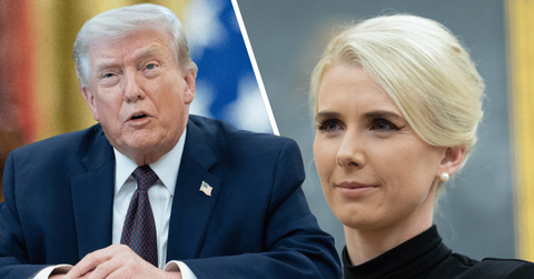 split of Natalie Harp, Donald Trump.