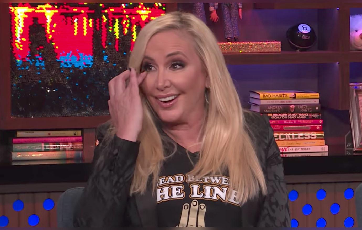 Shannon beador tears wwhl