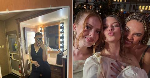 split of Isabella Briggs, her costars.
