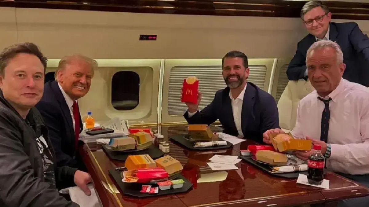 Photo of Donald Trump doesn't try to hide his love for fast food.