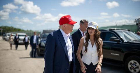 Photo of President Donald Trump and Kristi Noem