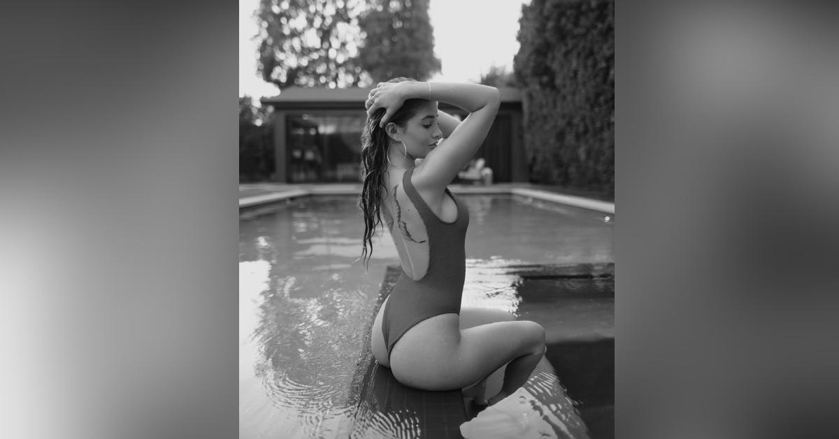 sami sheen flaunts behind steamy swimsuit photos pool