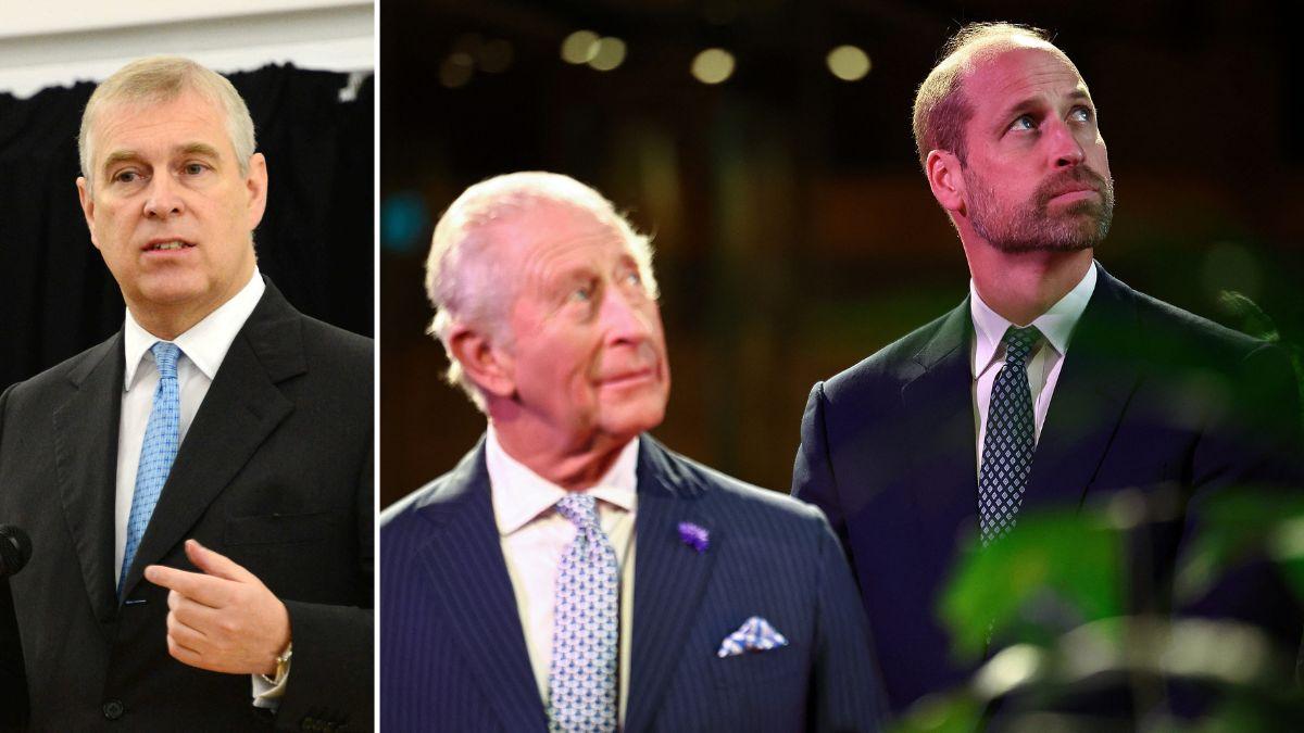 image of Prince William and King Charles are 'frustrated' with ex-Prince Andrew.