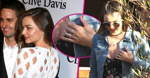 miranda kerr ring engaged evan spiegel