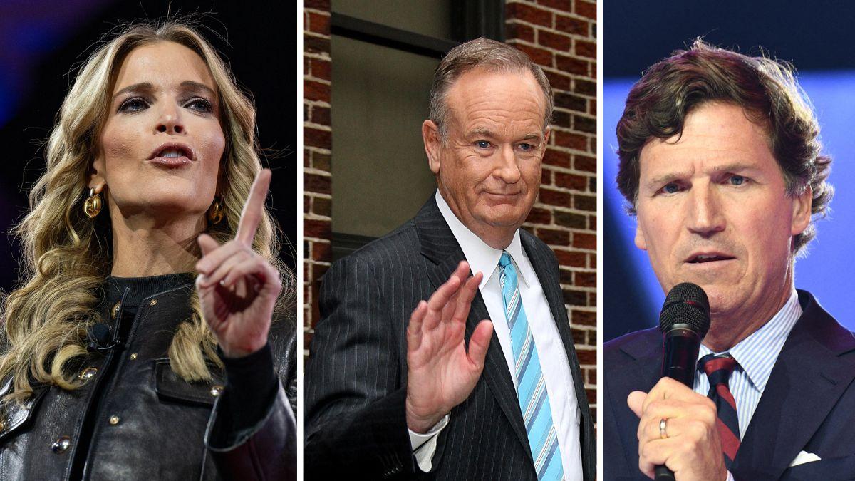 Bill O’Reilly,Tucker Carlson,Megyn Kelly