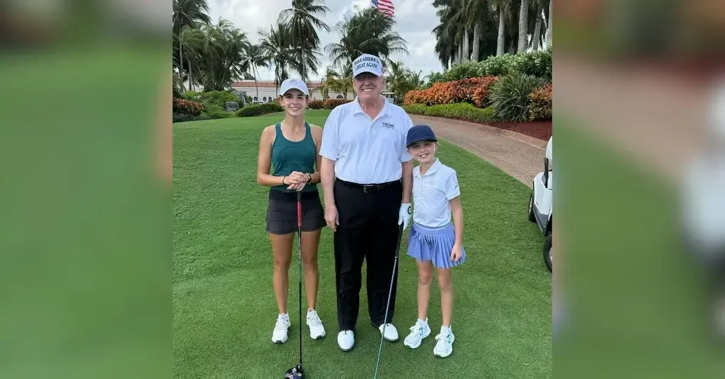 donald trump granddaughter kai meltdown placing last golf tournament