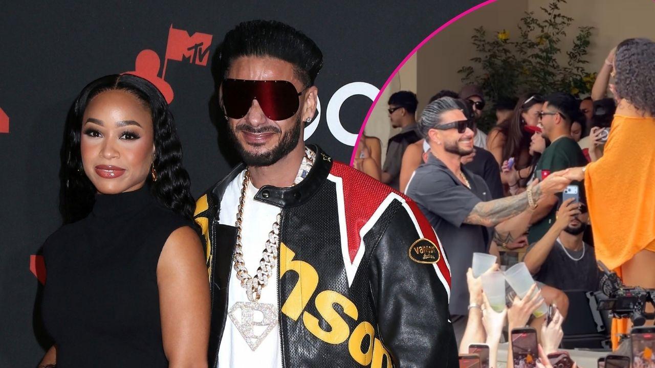 dj pauly d proposes to nikki hall in las vegas watch the moment