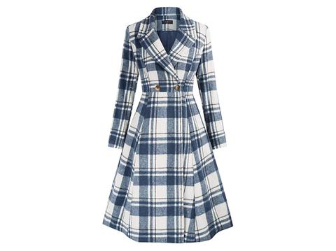 keke palmer socializes fans the view white blue overcoat pantsuit shop