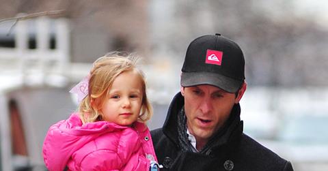 Jason Hoppy picks up daughter Bryn from school