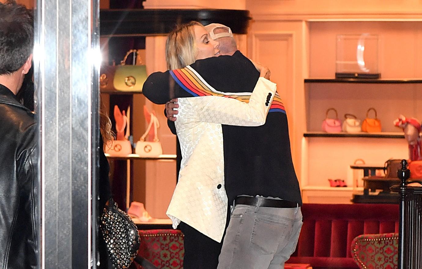 Tish Cyrus Celebrates Dominic Purcell Engagement in Italy