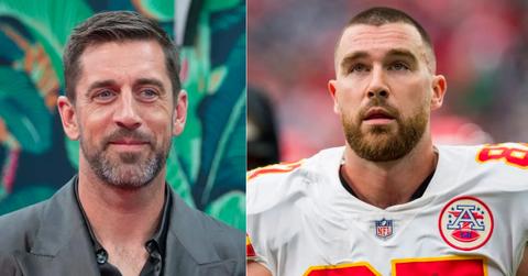 aaron rodgers travis kelce mr pfizer jets chiefs