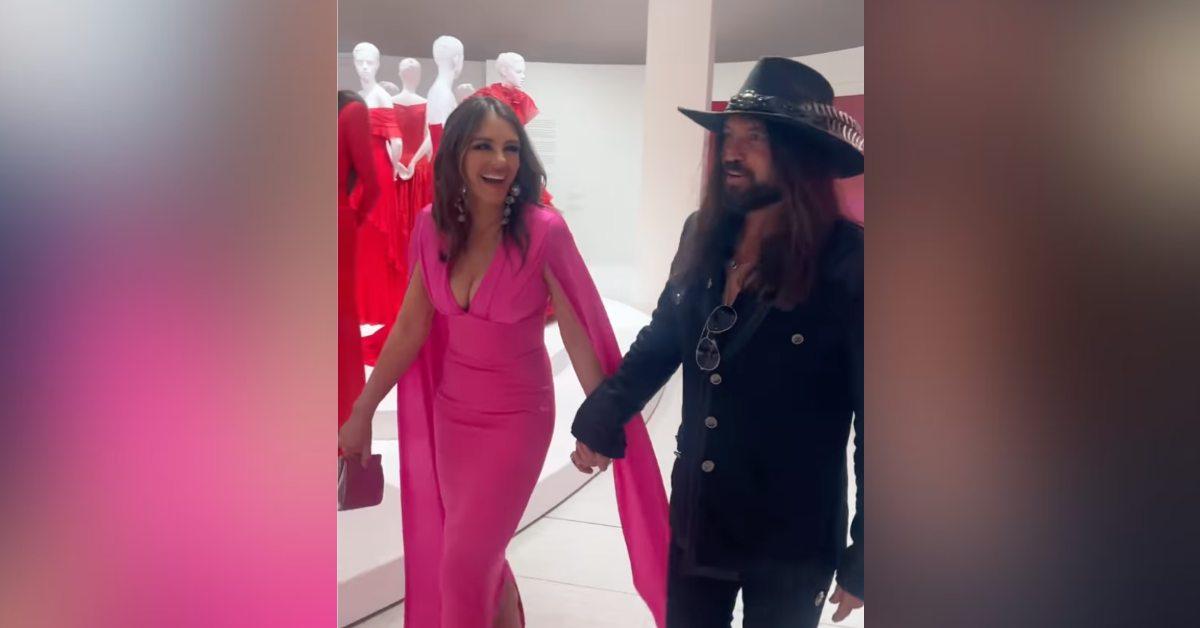 billy ray cyrus calls elizabeth hurley beautiful girlfriend