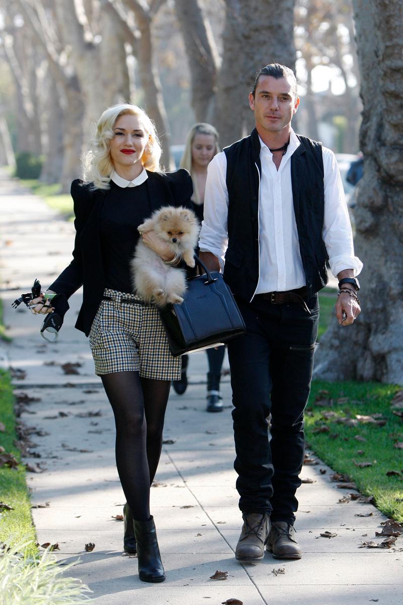 Nanny Mindy Mann with Gavin Rossdale and Gwen Stefani on Thanksgiving 2012.