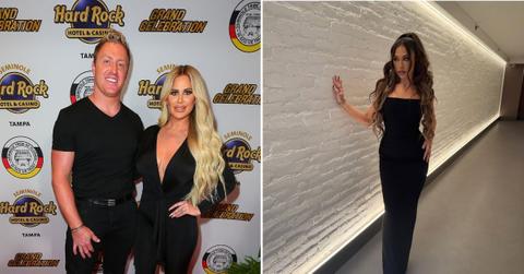 Composite photo of Kroy Biermann, Kim Zolciak and Ariana Biermann