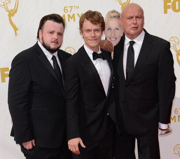 Stars shine on the red carpet at 67th Annual Primetime Emmy Awards **USA, Australia, New Zealand ONLY**