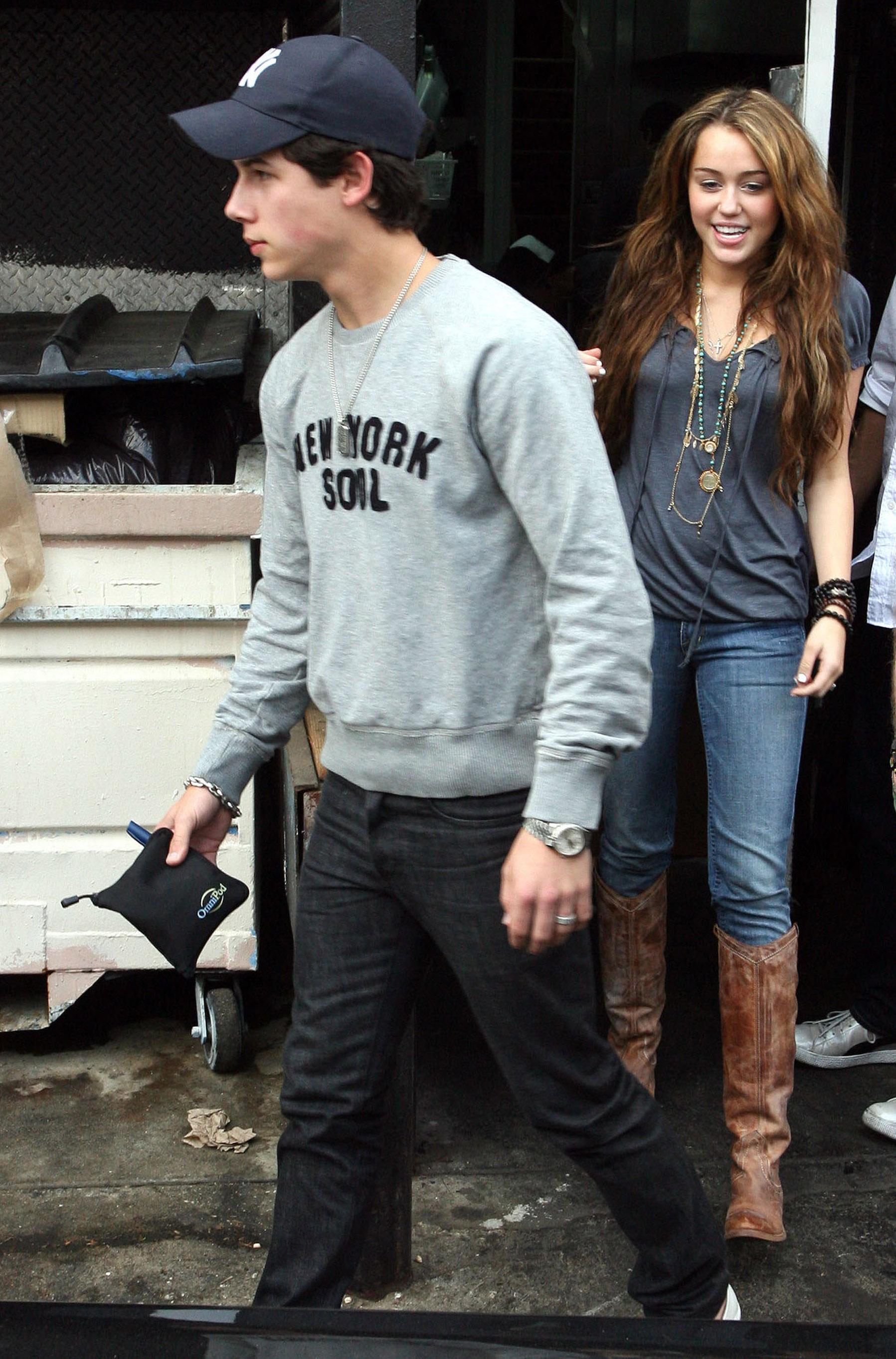 Miley Cyrus and Nick Jonas Sighting in West Hollywood &#8211; April 11, 2009