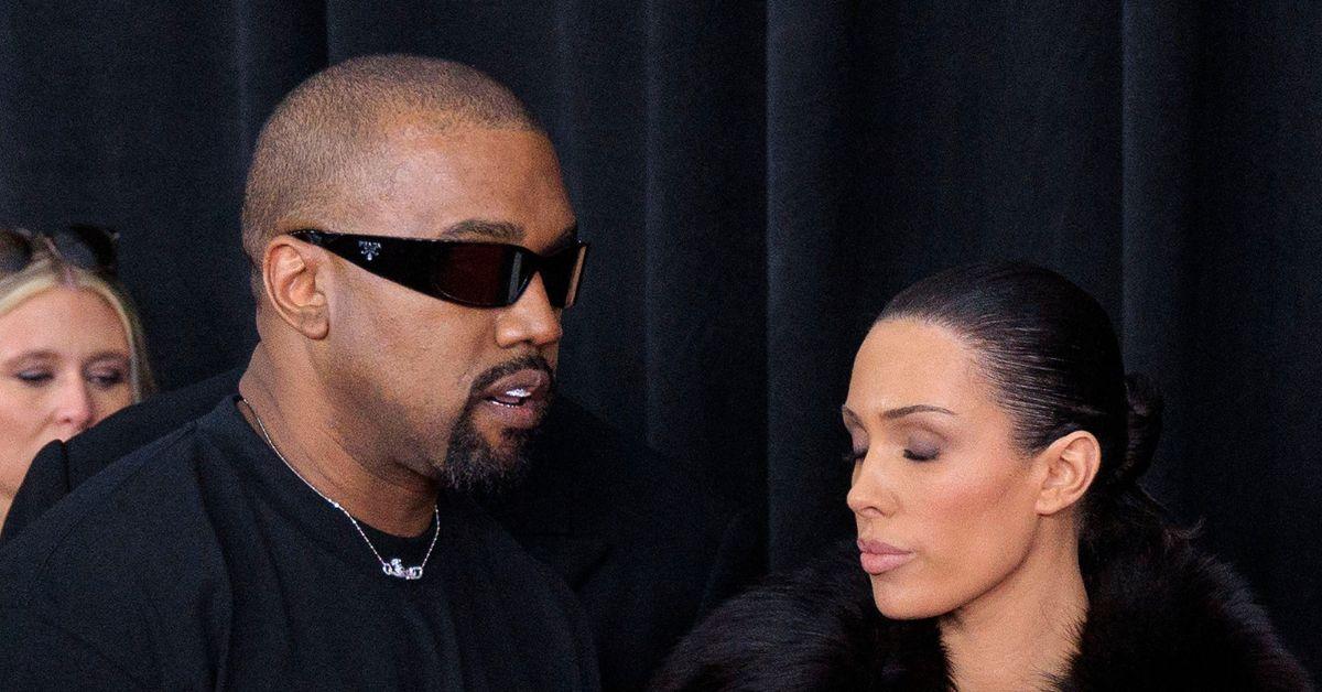 kanye west wife bianca censori photo fishnets