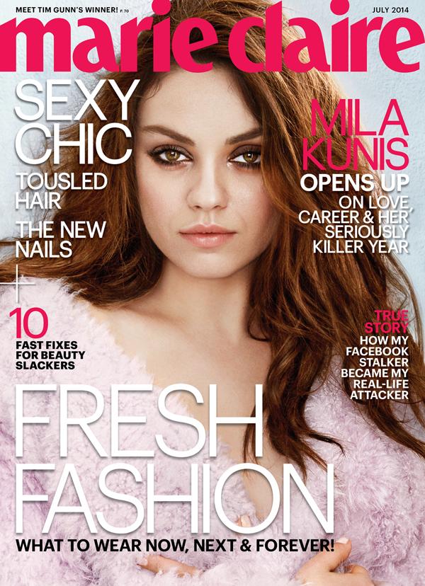 Marie Claire July 2014 - Mila Kunis