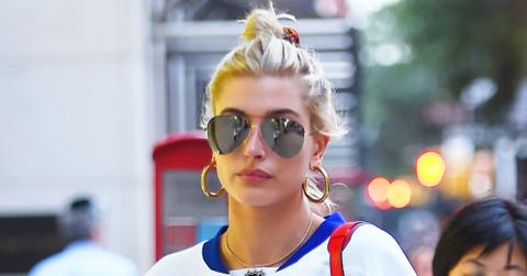 Hailey Baldwin Daisy Dukes Shorts New York Fashion Week Photos hero