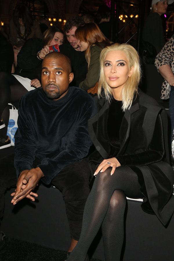 Kanye west angry face fashion week 1