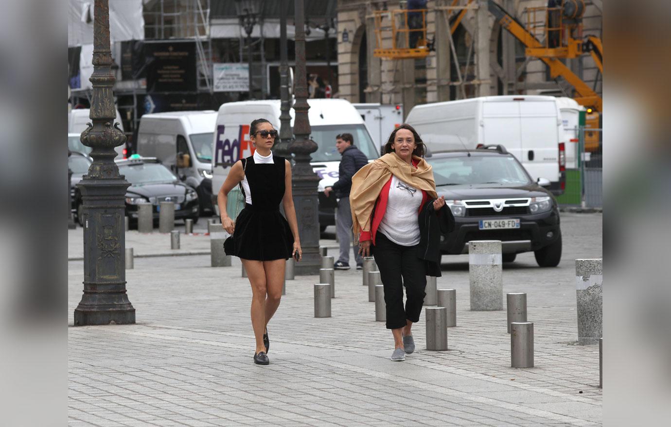 Nina Dobrev Takes Her Mom To Paris For Fashion Week