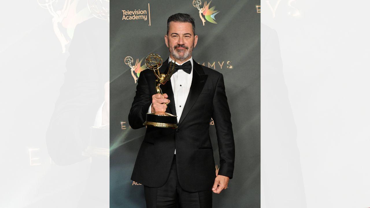 Image of Jimmy Kimmel and Woody Harrelson discussed the interaction on 'Jimmy Kimmel Live.'