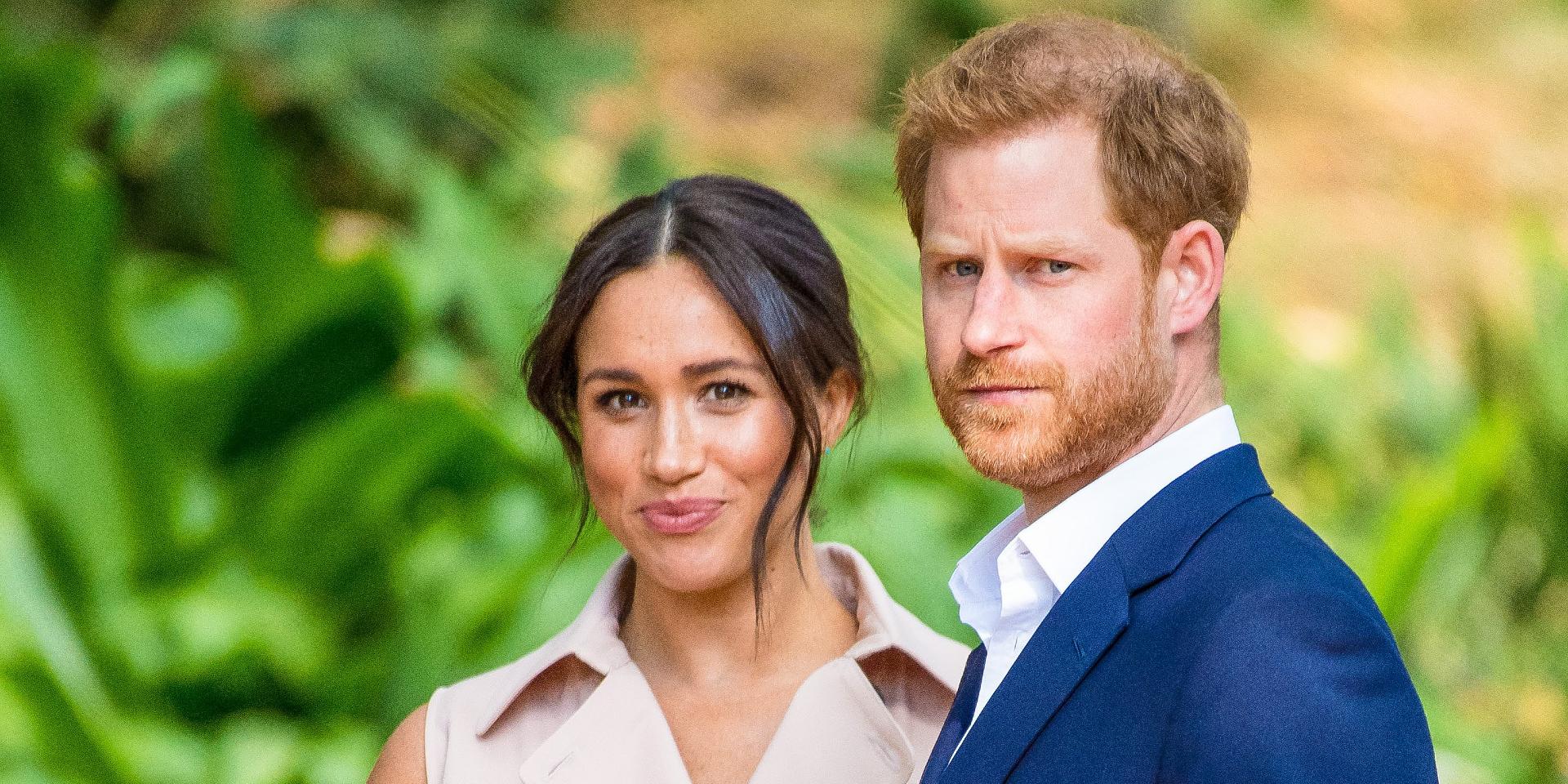 Prince Harry and Meghan Markle in South Africa.