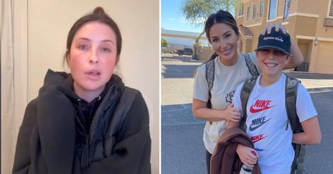 Two photos of Bristol Palin
