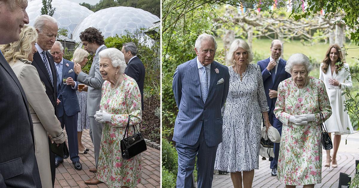 queen elizabeth and world leaders at the g summit