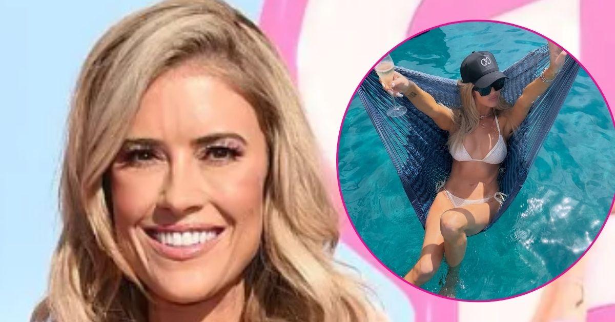 christina haack tropical bikini photos