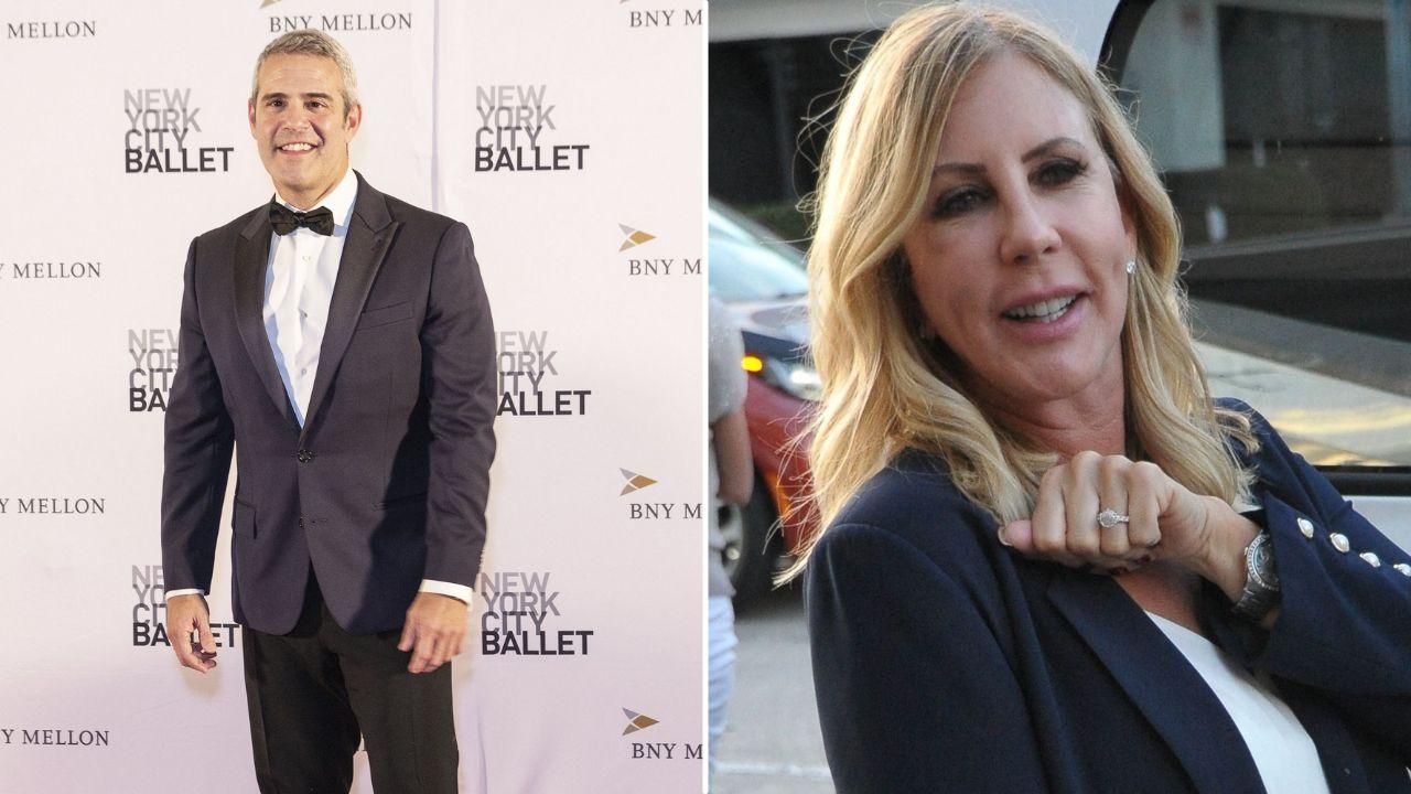 Image of Andy Cohen discussed Vicki Gunvalson's return to television after several years away.