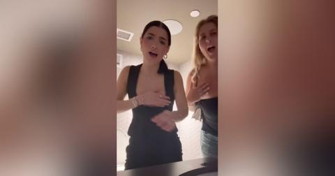 Charli D'Amelio Nearly Has A Nip Slip In Tiny Black Dress: Watch