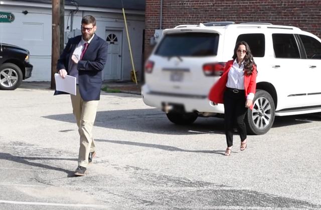 David Eason and Jenelle Evans head to court for their custody hearing.